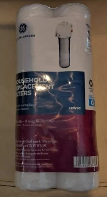 GE Household Replacement Water Filter  Twin Pack FXWSC  2 Filters Total - Image 1 of 4