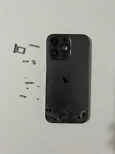 OEM iPhone Apple 13 pro back rear glass housing grey - Picture 1 of 5