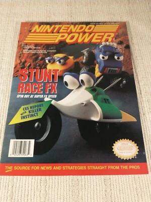 Nintendo Power Vol 63 - Stunt Race FX - Póster Hulk - Catálogo PLC y tarjetas  Foto 1 de 4