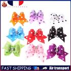 10Pcs Hair Bow Rubber Adorable Bright Color Non-Toxic For Small Medium Cat Dogs