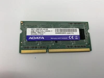AData 4GB 1Rx8 PC3-12800S DDR3-1600 Laptop RAM - image 1 of 4