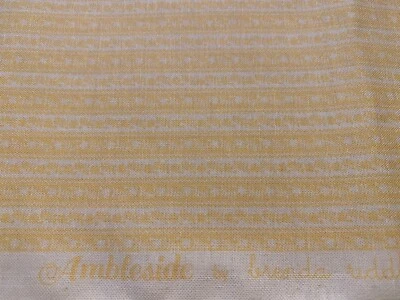 Tela 2.5y Ambleside Brenda Riddle Moda Amarillo Empedrado Ric Rac Raya 18607 Foto 1 de 4