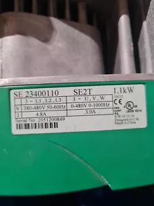 Control Techniques Leroy somer Digidrive SE 23400110 SE2T 1,1 kW - Foto 1 di 2