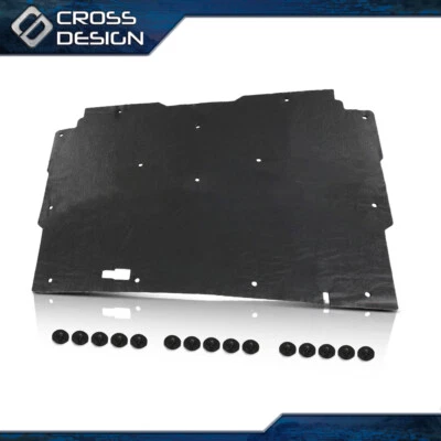 Almohadilla aislante de capó apta para camioneta Chevrolet S10 1982-1993 y Blazer de 1/2" con clips Foto 1 de 4