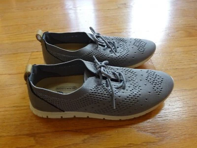 New Earth Spirit Gelron Cojín Mujer Malla Zapatos con Cordones Talla 7 Gris Foto 1 de 4