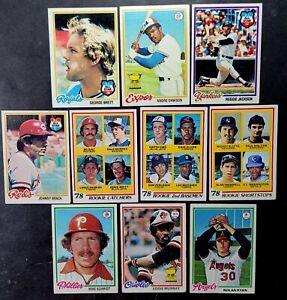 1978 Topps Baseball Complete SET 1-726 Low Grade