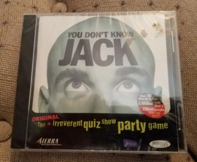 SEALED You Don't Know Jack (PC, 1998) Windows 95 3.1 Mac OS 7.1+ RARE ORIGINAL - Image 1 of 2
