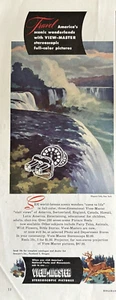 1950s View Master Stereoscopic Pictures Scenic Wonders Niagra Falls VTG Print Ad - Picture 1 of 1