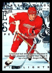 1994-95 Ultra #10 Sergei Fedorov Sergei Fedorov Highlights - Picture 1 of 2