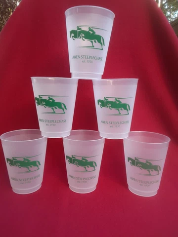 Aiken Steeplechase Plastic Beverage Cups 16oz Set of 6 - DATED March 23, 2019 Cover