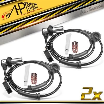 A-Premium 2x ABS sensores de velocidad de rueda traseros para Audi 90 94-95 sedán tracción delantera V6 2,8 L Foto 1 de 4