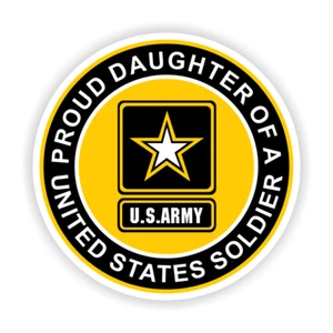 Orgullosa hija de un soldado de los Estados Unidos coche vehículo imán - ENVÍO GRATUITO - Imagen 1 de 1