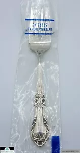 Tenedor de ensalada International Wild Rose de plata esterlina 6" *NUEVO* - Imagen 1 de 1