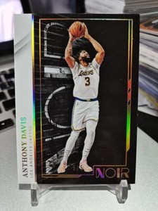 2021-22 Panini NOIR Anthony Davis Icon Edition #60 Holo Gold 5/5!