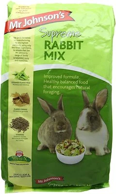 Mr Johnson's Supreme Rabbit Mix 2.25kg x (1 - 4 Packs)