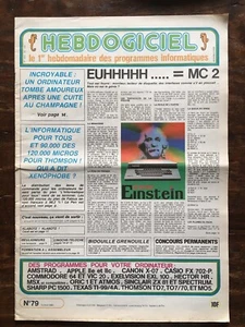 MAGAZINE HEBDOGICIEL N°79 ... 19 Avril 1985 ... Amstrad, Apple ... - Bild 1 von 4