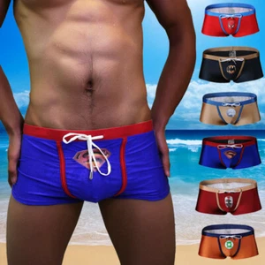Herren Superman Badeshorts Badehose Bademode Unterwäsche Surf Boardshorts Trunks - Picture 1 of 18