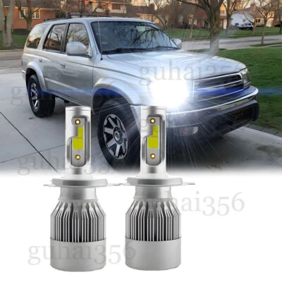 Kit de faróis de LED H4 9003 6000K lâmpadas de feixe alto/baixo para Toyota 4Runner 1996-2002 - Imagem 1 de 4
