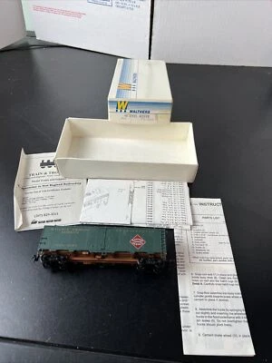 RTR HO WALTHERS  40'  REA EXPRESS  box car built  1/87 GREEN ROAD #REX 6248 - Image 1 of 4