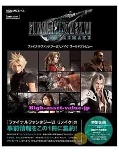 Final Fantasy VII Remake World Preview Book JAPAN Japanese 2020 JA