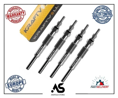 4X Glow Plugs 11V For Nissan Nv200 / Evelia 1.5 Dci 11065-00Qac - Изображение 1 из 4