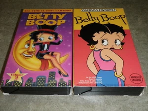 Betty Boop All Time Classic Cartoons Volume 2 & Cartoon Favorites 1999 VHS - Imagen 1 de 3
