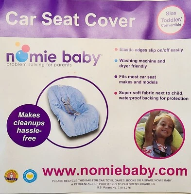 Funda de asiento de coche Nomie para bebé niño pequeño antideslizante y a prueba de fugas. ¡Verde lima!! Foto 1 de 4
