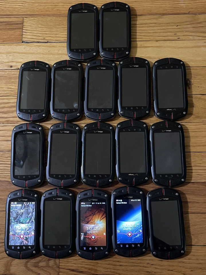 Lot Of(17)Casio G'zOne Commando C771 - Black Verizon phone - Image 1 of 4