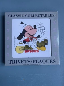 Neu im Karton Disney Sammlerstück Mickey Mouse Classic Collection Fliese - Chef Mickey - Bild 1 von 4