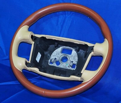 Volante Bentley Flying Spur Continental GT GTC 2003-2012 coñac y azafrán Foto 1 de 4