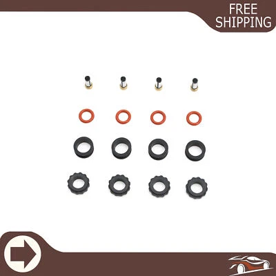 Kit de 4 juegos de juntas de reparación de servicio de inyector de combustible para Mitsubishi Outlander 2003 2,4 L Foto 1 de 4