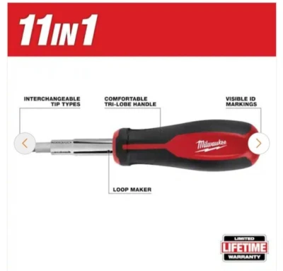 Milwaukee 11 in 1 Multi-Bit Driver w/ Torx - Image 1 of 4