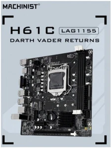 MACHINIST H61 Motherboard LGA 1155 DDR3 RAM Compatible With Intel Core CPUs 2nd - Picture 1 of 4