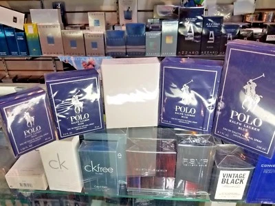 POLO BLUE por Ralph Lauren 1.36 2.5 4.2 O 6.7 OZ eau de parfum spray para hombres CAJA SELLADA Foto 1 de 4