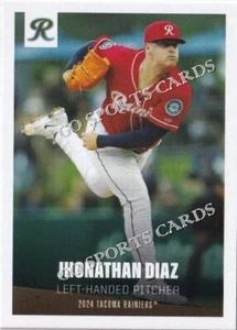 2024 Tacoma Rainiers Jhonathan Diaz RC Rookie Mariners Minor League Card VZ - Picture 1 of 1