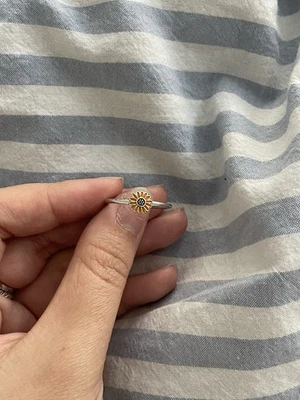 Anillo girasol plata 925 talla 8 Foto 1 de 3