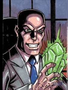 2023-24 UPPER DECK DC ANNUAL  - LEX LUTHOR - SKETCH CARD - STEPHEN SHARAR - Picture 1 of 2