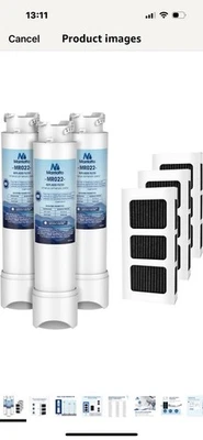 3 PACK NEW Frigidaire EPTWFU01 Pure Source Ultra II Fridge Water + Air Filter - Image 1 of 4