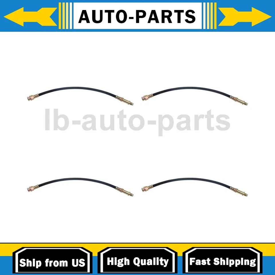 Manguera de freno delantera trasera 4 piezas para 1956 1957 1958 1959 GMC 100 4,4 L estándar Foto 1 de 4