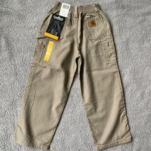 Carhartt Boys Canvas Dungaree Fit Size 7 NEW - Picture 1 of 6