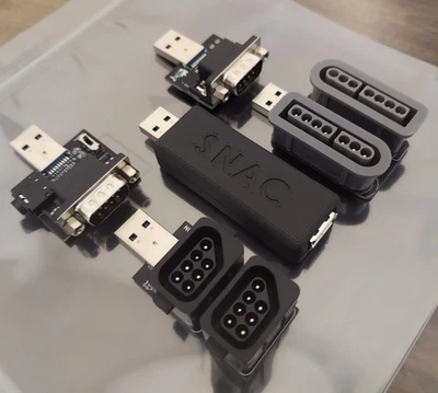 Плата MiSTer FPGA SNAC с адаптерами контроллеров NES, SNES, Atari и Genesis - Изображение 1 из 4