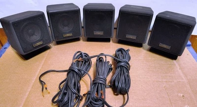 ЛОТ ИЗ 5 CAMBRIDGE SOUNDWORKS АНСАМБЛЬ HENRY KLOSS КУБИЧЕСКИЕ КОЛОНКИ 1994 - Изображение 1 из 4