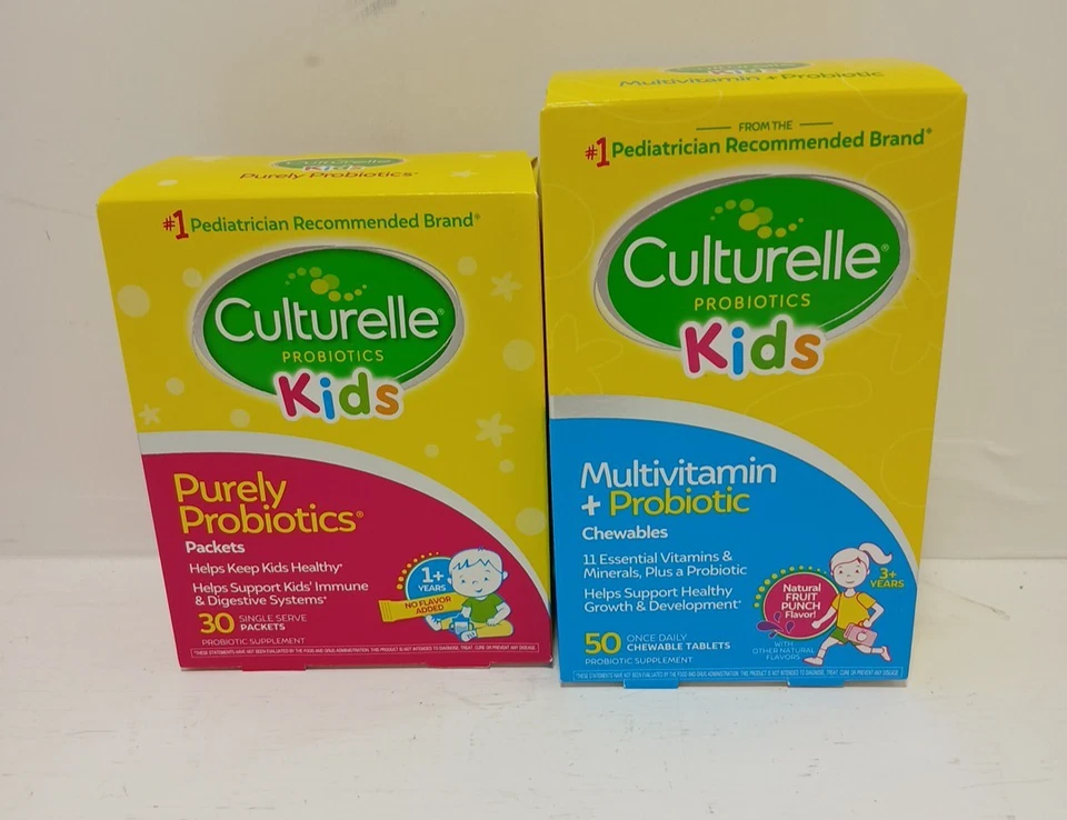 Culturelle Probiotics Kids Multivitamin Probiotic Chewables 50 Fruit 2022