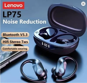 Lenovo LP75 Ture Cuffie senza fili TWS Bluetooth 5.3 Riduzione del rumore Sport - Foto 1 di 9