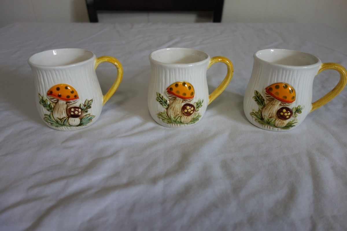 Mushroom Mug In Vintage, Retro & Mid-Century 1970s