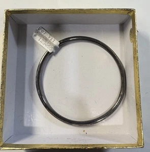 Vintage FAS 925 Marked Sterling Silver Bangle Bracelet Woodward & Lothrop 6.7g - Picture 1 of 13
