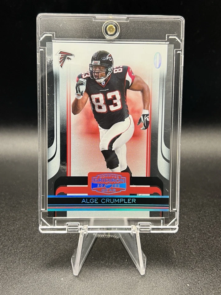 2006 Donruss Gridiron Gear Alge Crumpler #4 Atlanta Falcons Platinum /25 Rare - Image 1 of 2