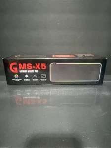 GMS WT-5 RGB Gaming Mouse Pad 80x30cm Extended Stitched Edges NEW - Afbeelding 1 van 5
