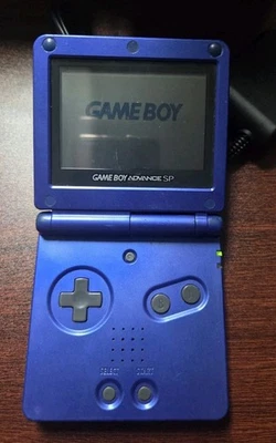 Nintendo Game Boy Advance Blue Handheld System Console  - Image 1 of 2