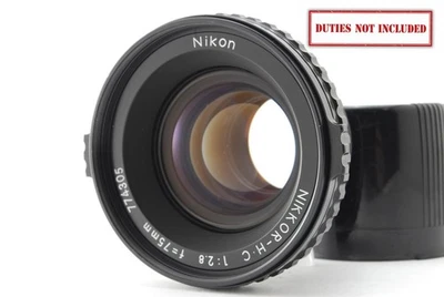 罕见! [完好++] 尼康 Nikkor H.C HC 75 毫米 f/2.8 Bronica S2 EC TL 来自日本 — 第 1/4 张图片